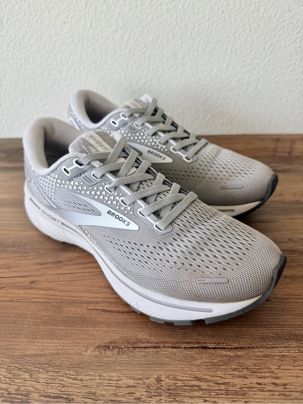 Brooks Women’s Ghost 14 Running Shoes (Alloy/Grey/Oyster) Size 7.5 Medium-B